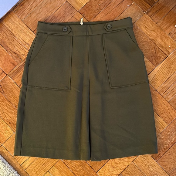 Skirt SET - white and olive - Picture 4 of 6